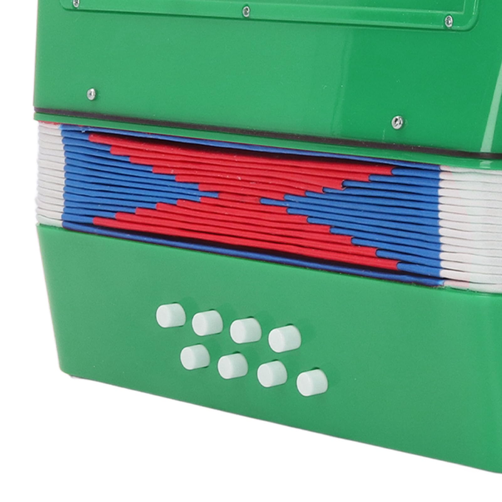 Fisarmonica a Piano ABS 17 Tasti Ideale per Bambini Principianti con Manuale Utente e Spartito Musicale (GREEN)