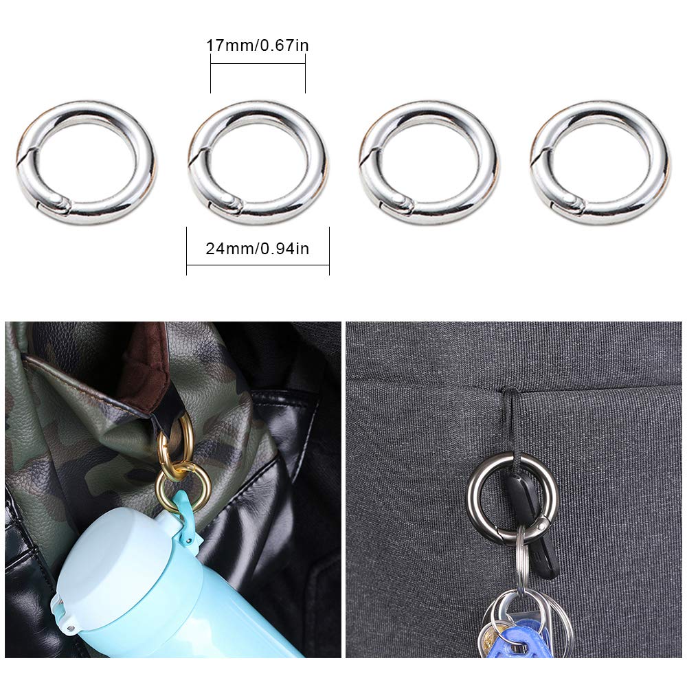 Confezione da 10 ganci a molla da 2,5 cm, piccoli | FindTheDeal