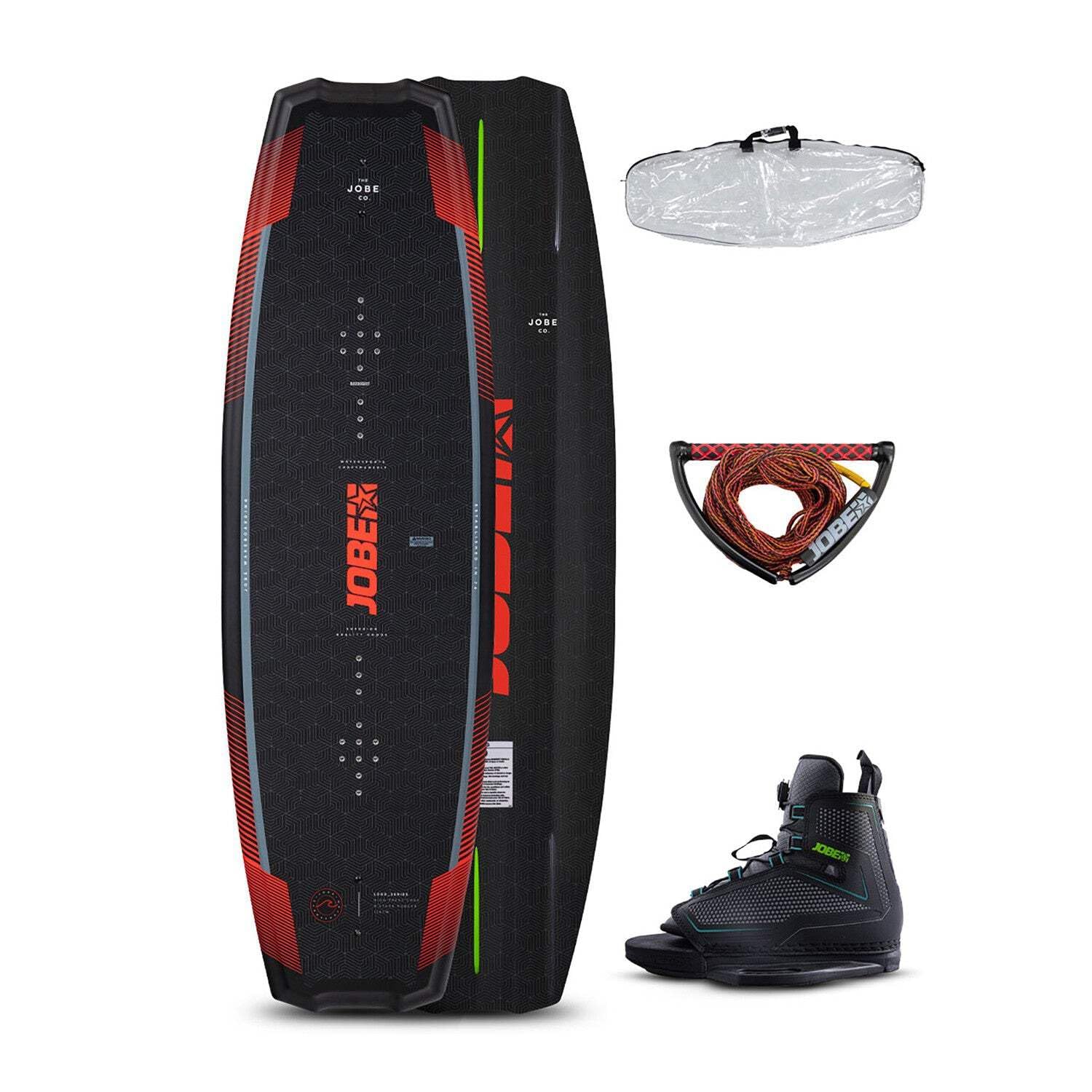 Jobe Wakeboard 138 Botas Fijaciones Paquete Unisex Adulto