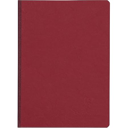Clairefontaine 794431C - Notizbuch My.Essential Age Bag, Format B5 (19x25 cm), mit Fadenbindung, 96 Blatt nummeriert, dot/punktkariert, Papier elfenbein 90g, Schwarz, 1 Stück