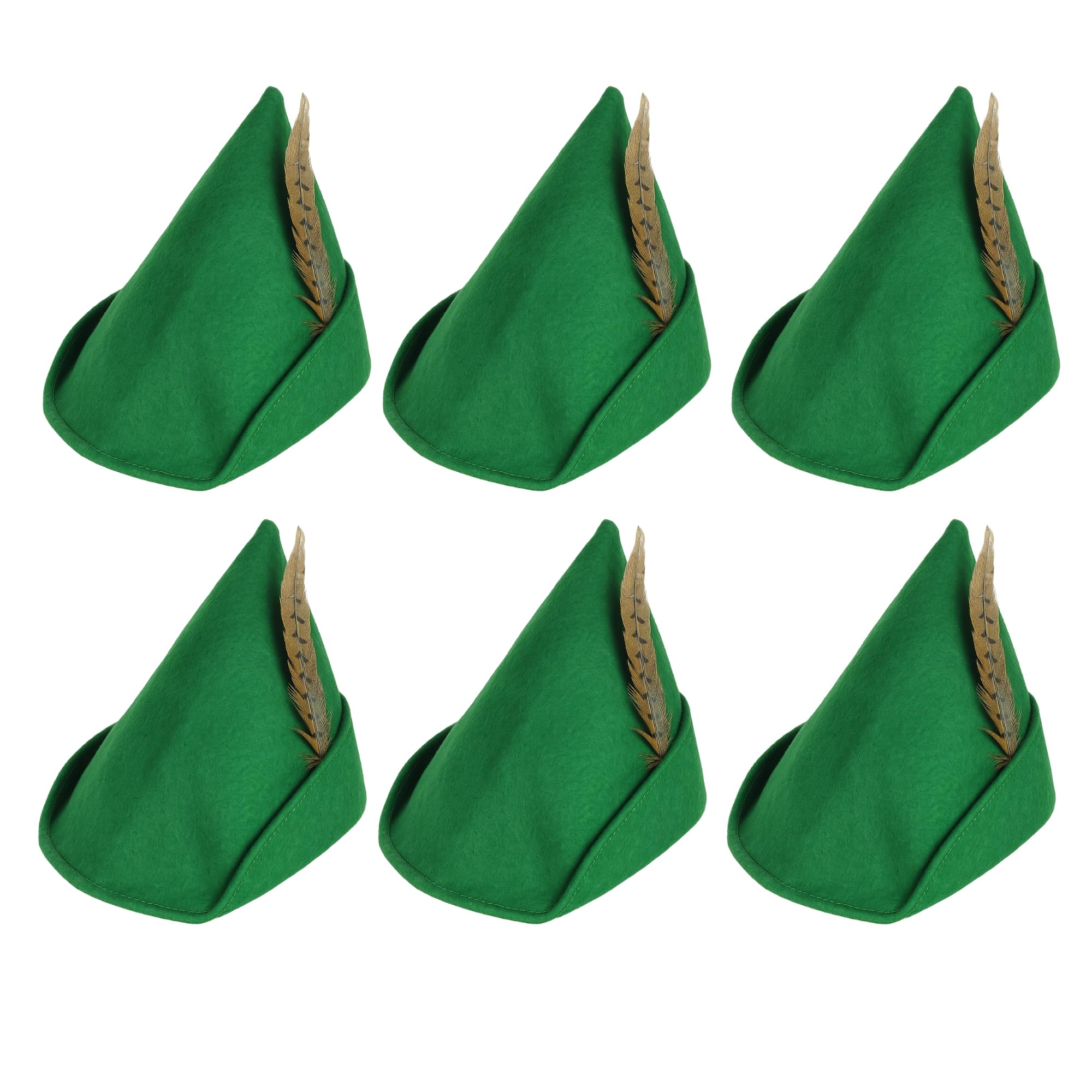 FNA FASHIONS® Adult Classic Archer Robin Hood Mens Fancy Dress Costume Hat for Authentic Outlaw Style (6) — image 1