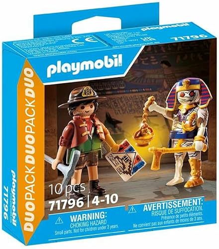 Playmobil Playmobil 71796 Cazador y Momia - Novedades 2025 - El Mundo Click 1 Playmobil 71796 · DUO CHASSEUR DE TRESORS +MOMIE PLL