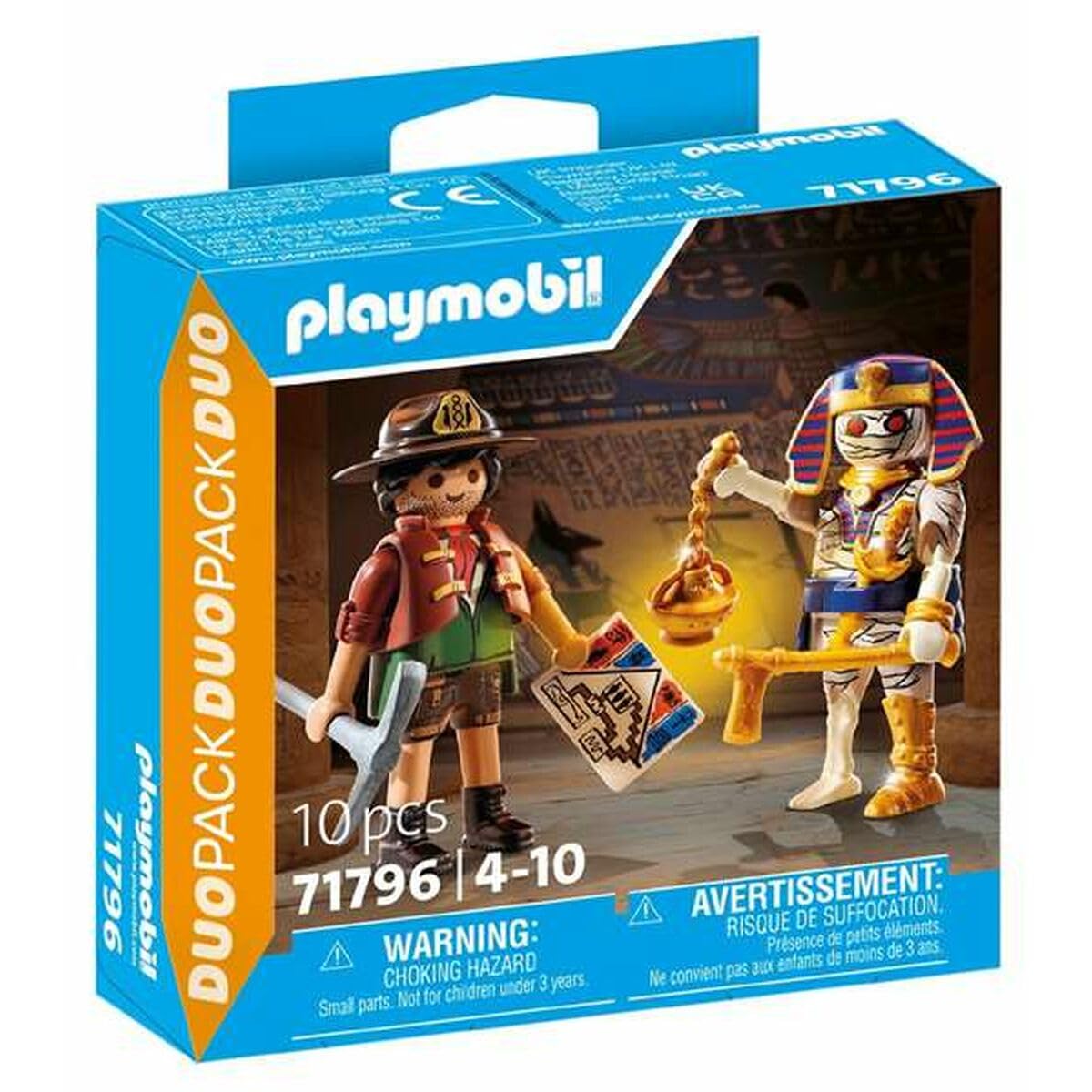 Amazon.com: PLAYMOBIL Duo Chasseur DE TRESORS +MOMIE PLL71796