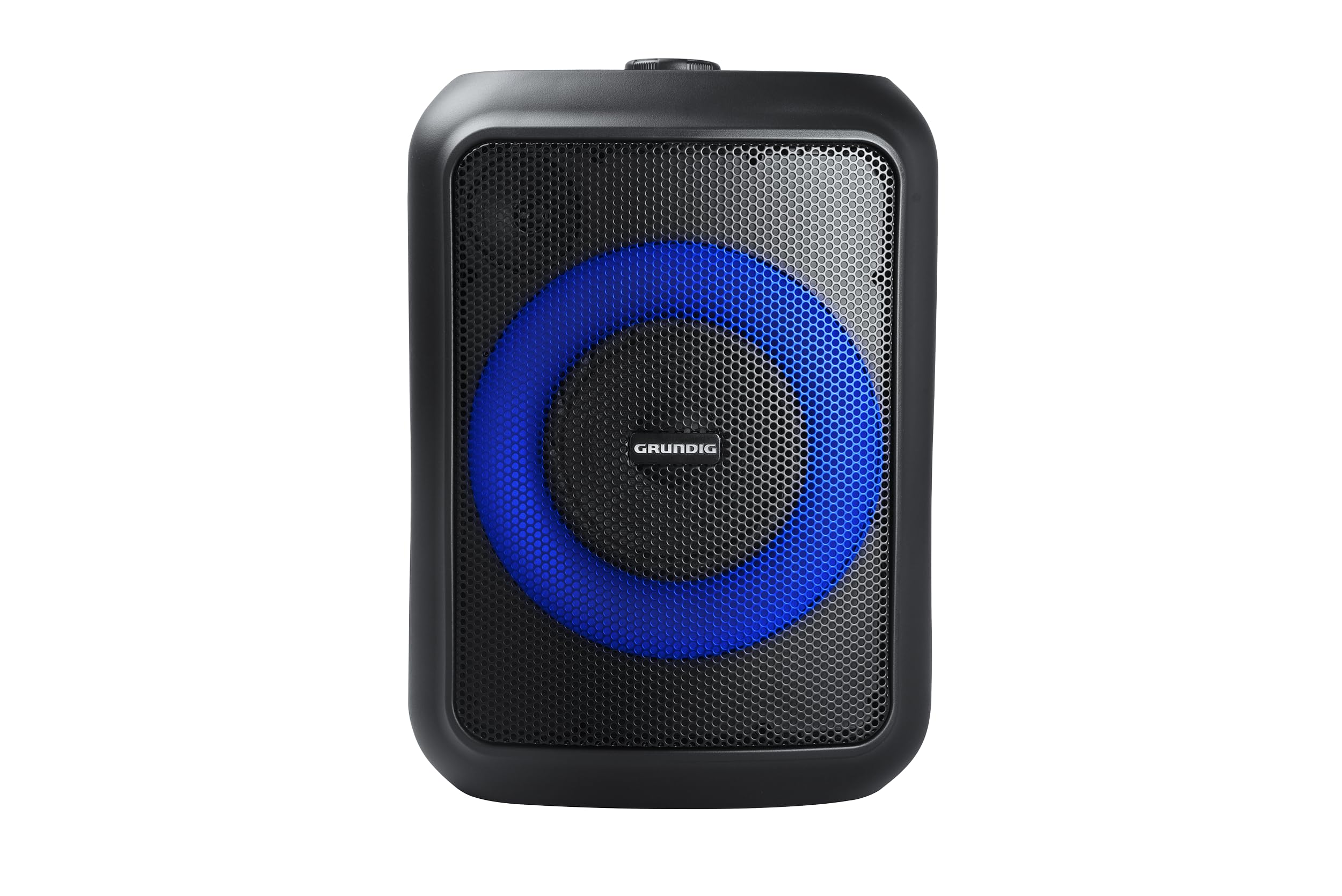 GRUNDIG Party Hit głośnik Bluetooth, Soundbox, 90 W, Bluetooth 5.0, zasięg do 10 m, efekty świetlne RGB, do 12 godzin baterii, funkcja powerbanku, wodoszczelność IPX4, czarny