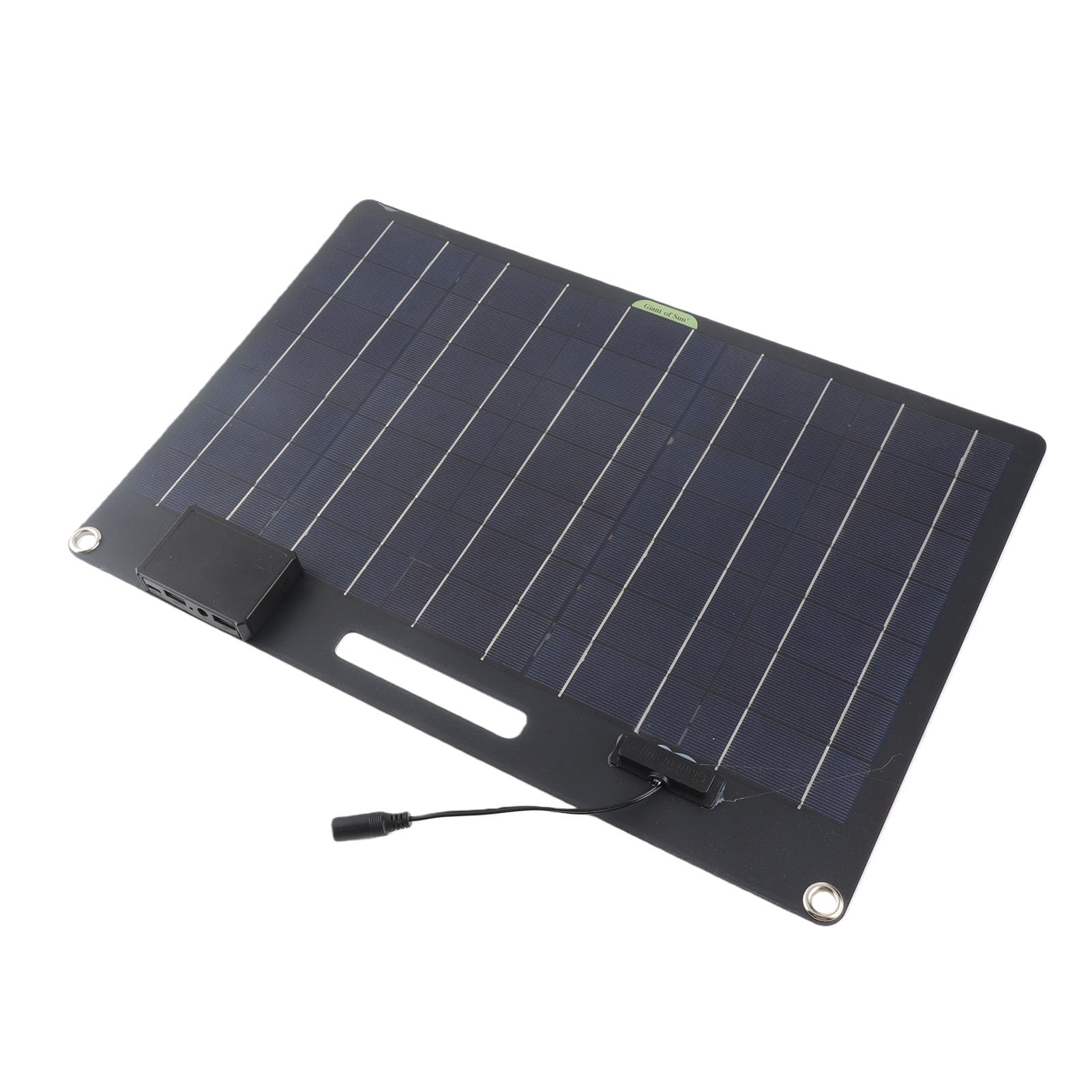 Jiawu Pannello Solare Portatile, Carica Rapida in Silicio Monocristallino Ad Alta Efficienza da 100 W, Caricatore da Pannello Solare 12V 24V con Doppie Uscite USB per Telefono Laptop Barca Campeggio