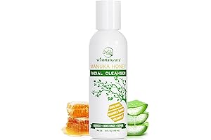 Gentle Manuka Honey Face Wash: Eczema Facial Cleanser for Sensitive, Dry Skin