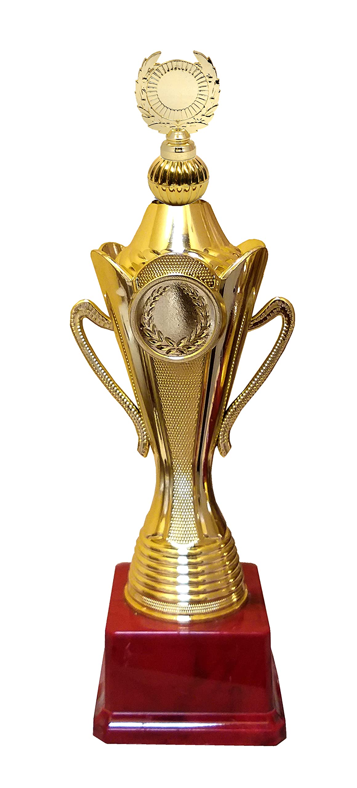 Be Win Winner Golden & Fiber Small Leaf Trophy for Cricket Events & Function-image-4