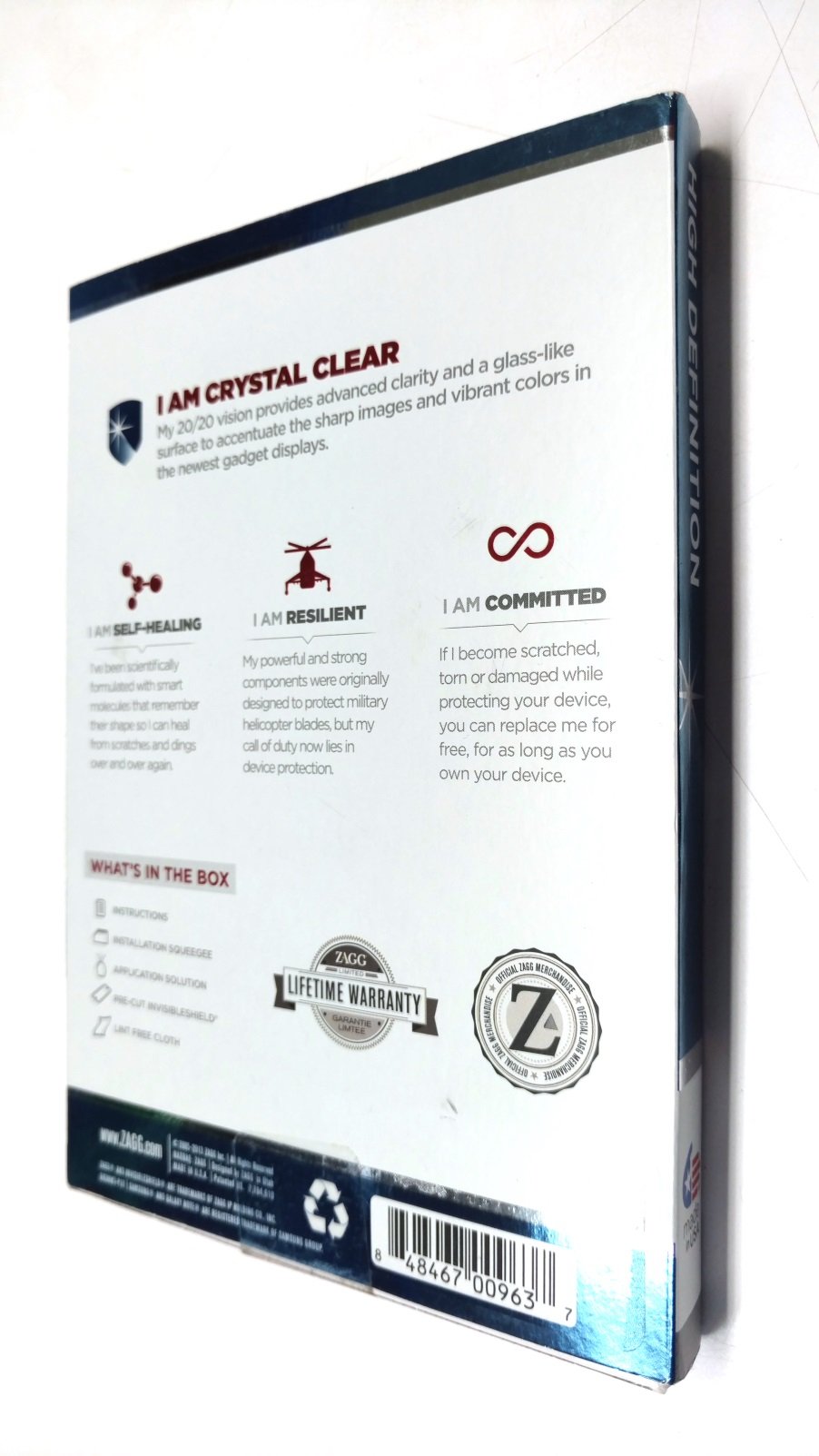 InvisibleShield HD Screen Protectors for Samsung Galaxy Note 3 - Retail Packaging - Clear