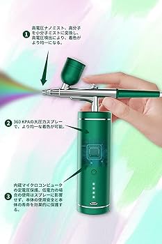 Amazon.co.jp: DAIDAIZAI エアブラシ エアーブラシ 充電式 口径0.3mm