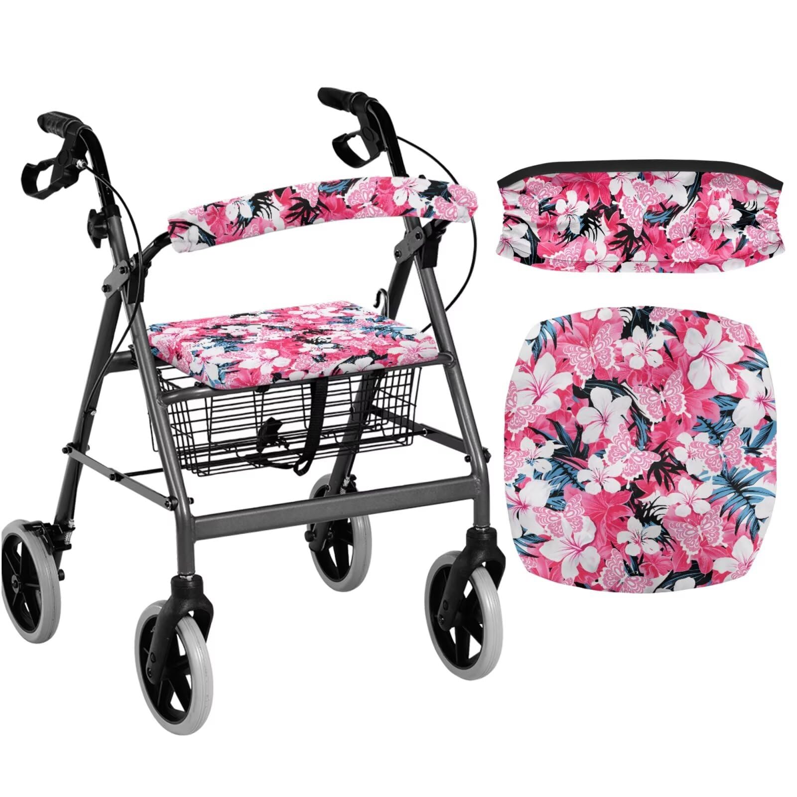Rollator Seat Covers - Butterfly Design -25 Rollator Seat Covers - Butterfly Design -25