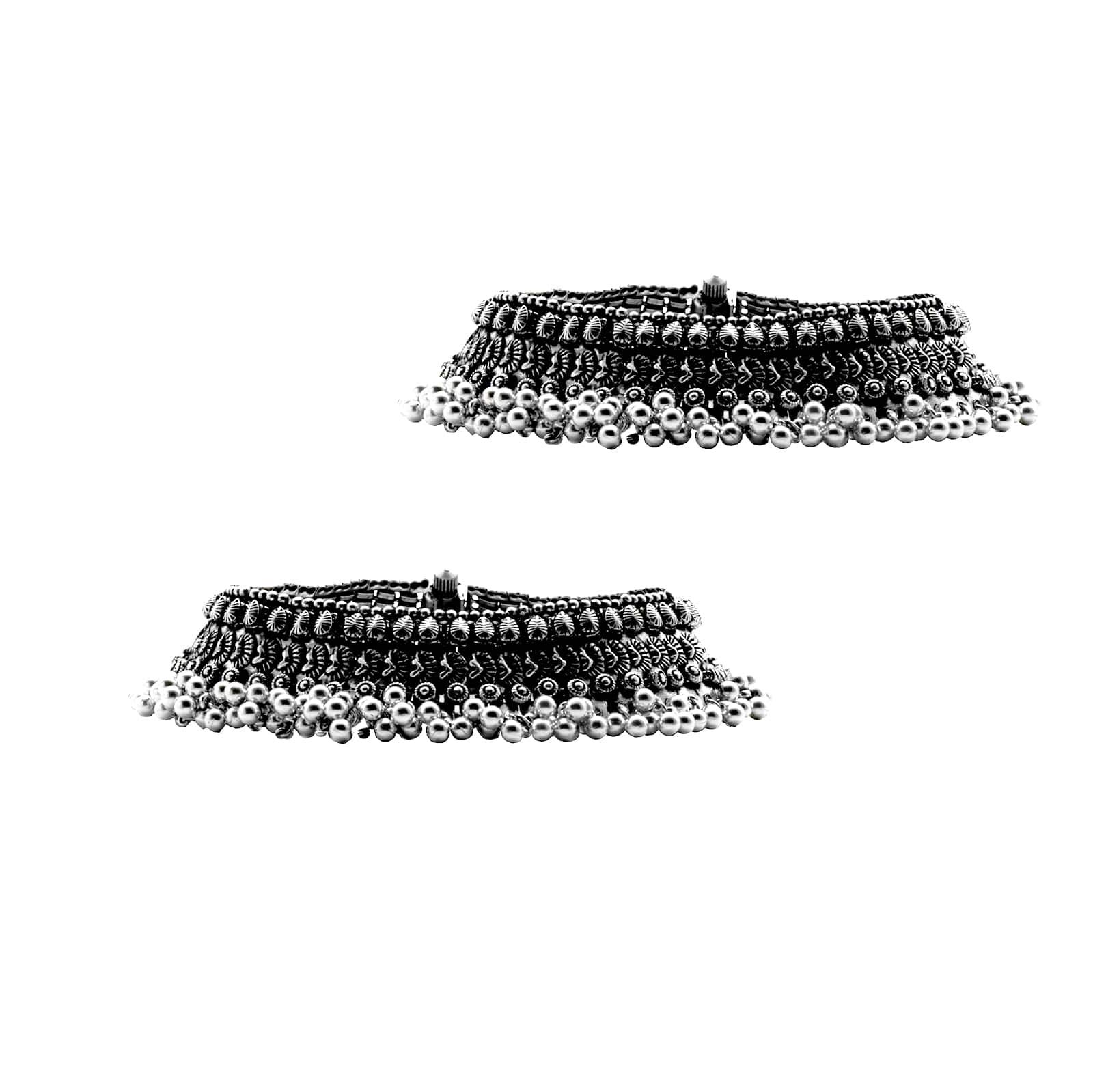 TEEJH Roma Coin Silver Oxidized Ghungroo Anklets For Women (B08YN6ZQ4R) Amazon Price History, Amazon Price Tracker