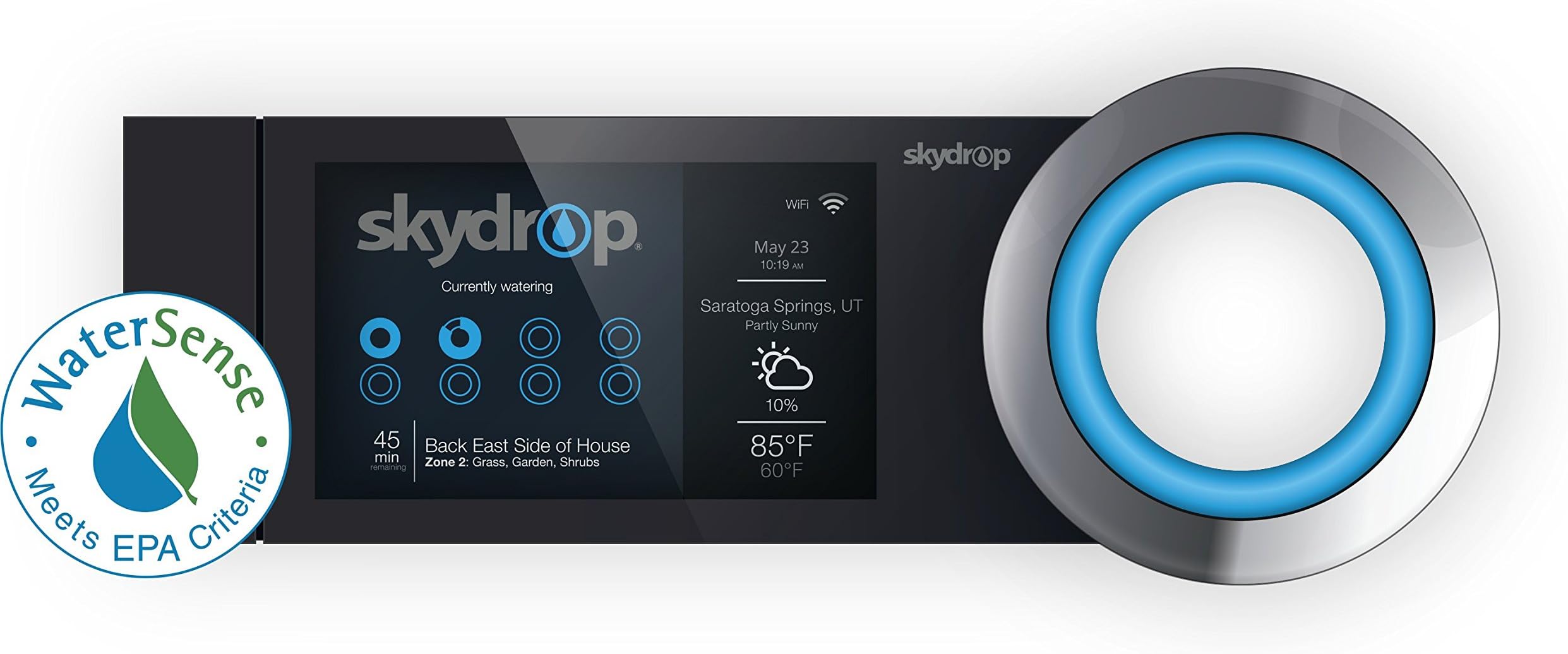 Halo Smart Sprinkler System Controller | Alexa and Google Home Enabled | WiFi Connected | 8-Zone Irrigation System on Your Water Bill