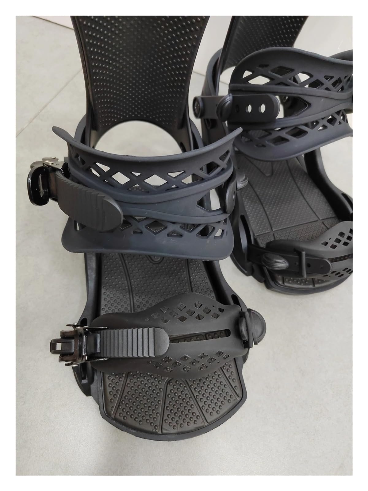 Fixations de Snowboard for Adultes en Nylon, Taille réglable