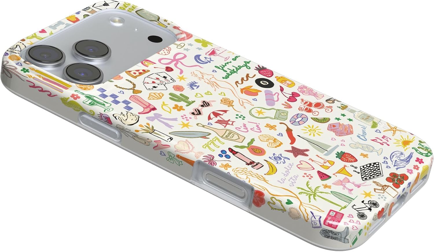 Casely iPhone 17 Pro Case | All the Fun Things | Fun on Weekdays | Compatible with MagSafe | Classic Ultra Thin Design