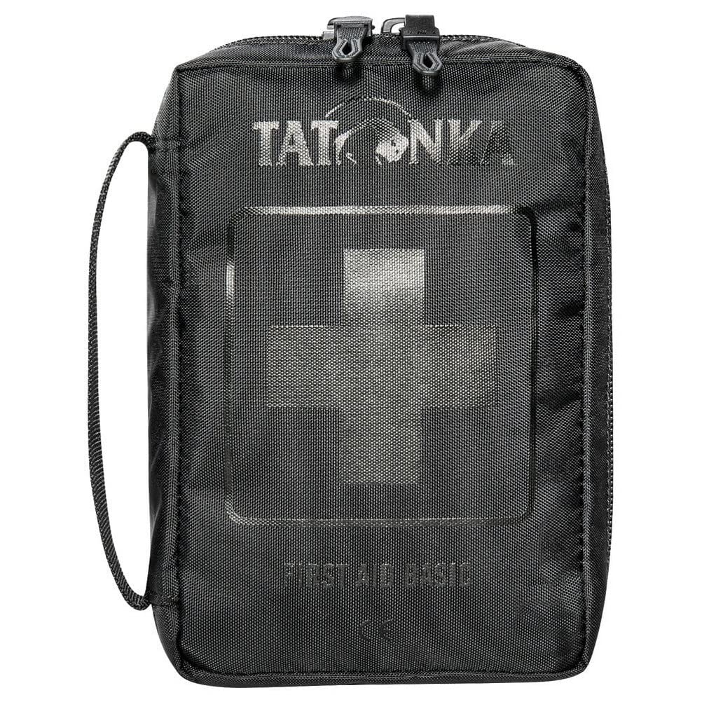 Tatonka First Aid Basic – zestaw pierwszej pomocy z zawartością – m.in. z kocem ratunkowym, listą kontrolną i ściągawkami do pierwszej pomocy – do aktywności na świeżym powietrzu, wędrówek – wymiary