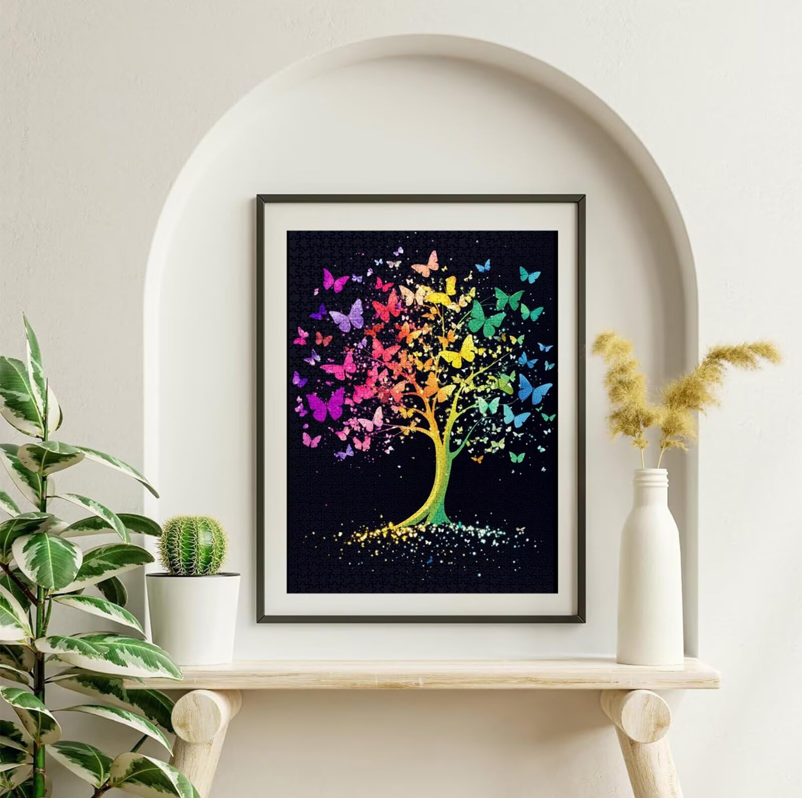 Puzzle 3000 sztuk motyli, 3000 sztuk puzzli drzewo dla dorosłych i nastolatków, drewniane puzzle z wykwintnym opakowaniem, rodzinne gry edukacyjne, prezenty świąteczne do domu H-6197