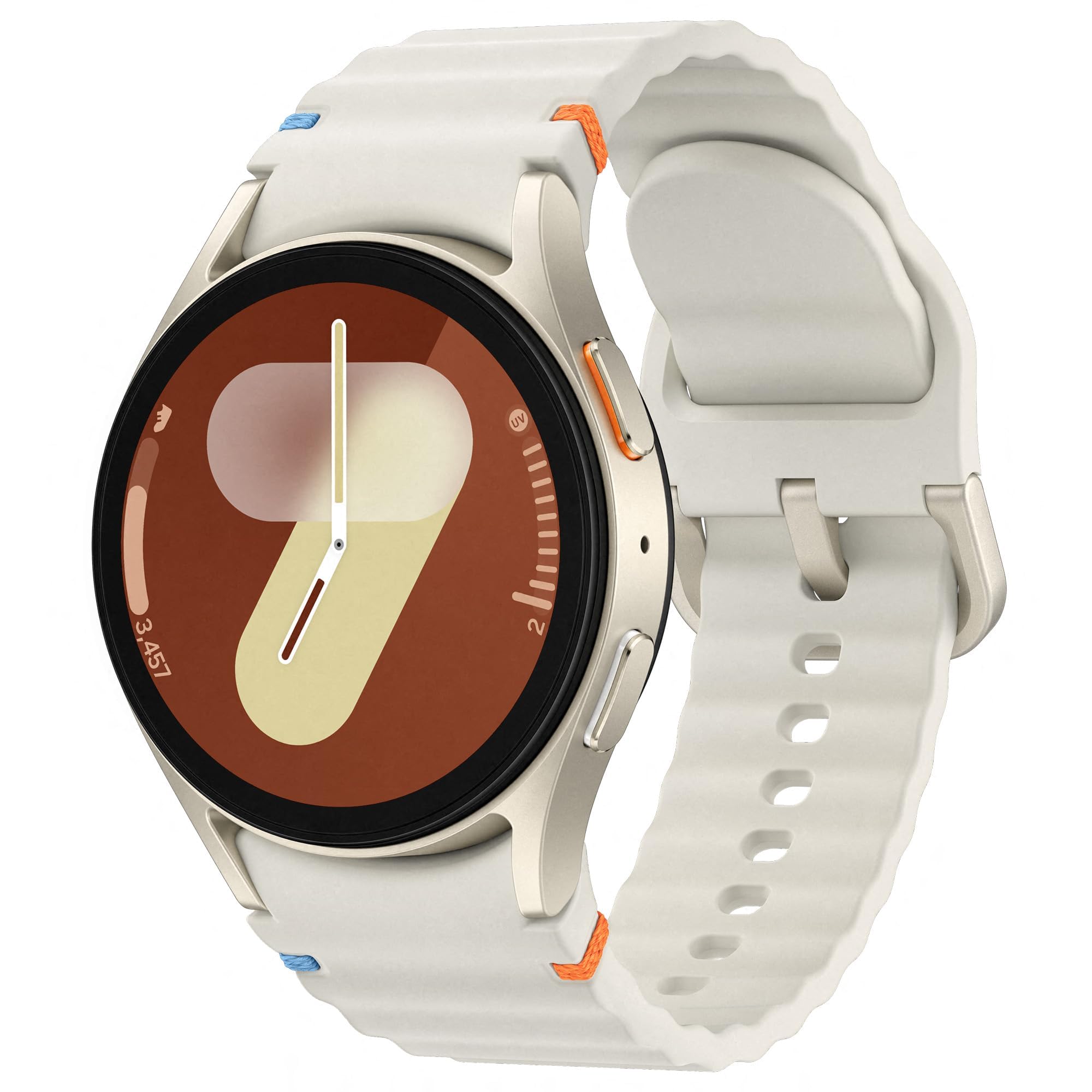 Samsung Galaxy Watch7 Smartwatch, zegarek fitness, monitor aktywności fizycznej, 40 mm, LTE, kremowy, w zestawie