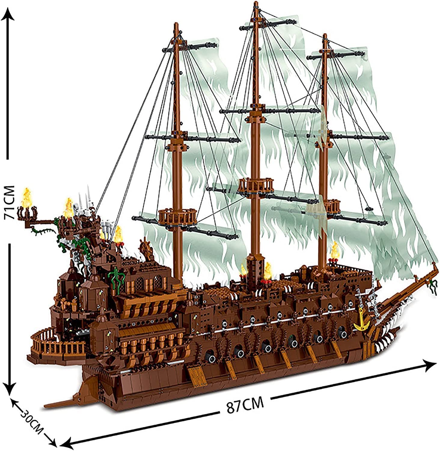 Amazon.co.jp: 技術海賊船モデルビルディングブロック、フライング