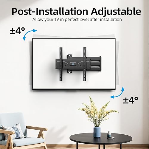 Miniatura 5 de USX STAR Soporte de pared para TV de esquina de brazo largo para televisores de 32 a 70 pulgadas, soportes de pared para televisores de movimiento