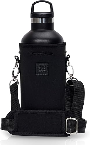 Made Easy Kit de bolsa de neopreno para botella de agua al hombro, ajustable, disponible en cuatro tamaños diferentes