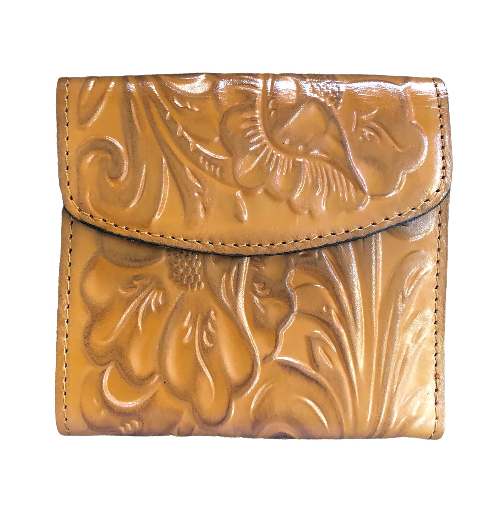Patricia NashWomen's Reiti Bifold Wallet, Tan, One Size, Tooled