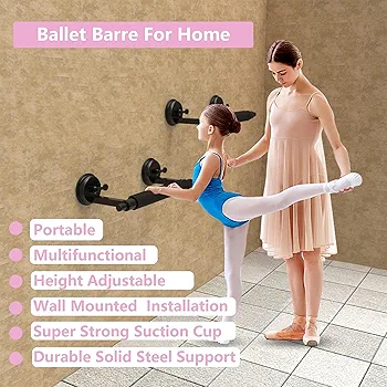 Amazon | バレエバー 自宅用 Portable Ballet Bar バレエスタンド