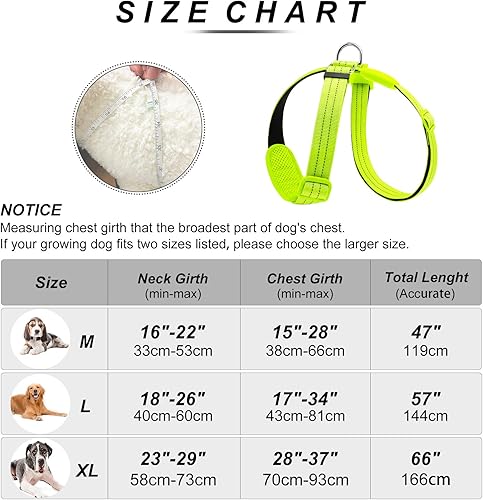 Miniatura 5 de PZRLit Arnés de chaleco para perro con luz LED, recargable, acolchado suave, ajustable y reflectante, impermeable, arnés de luz oscura brillante