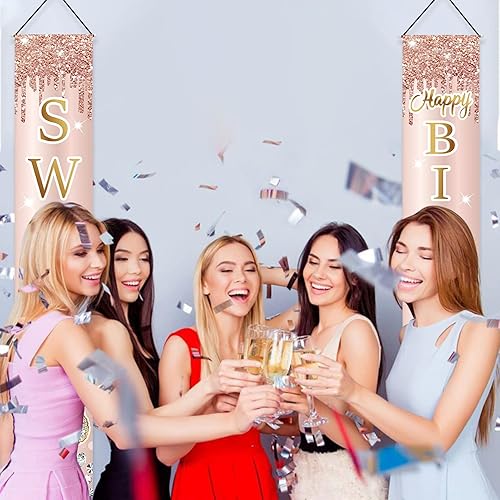 Vista 51 de Decoración de cumpleaños número 13 para niñas, cartel de feliz cumpleaños de 13 adolescentes, suministros para fiesta, telón de fondo de cumpleaños