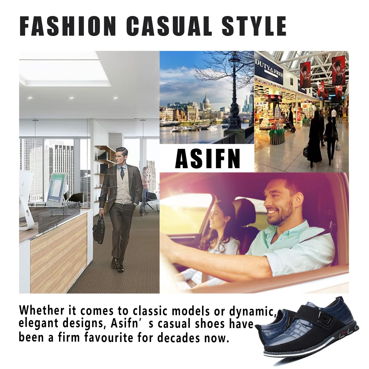 Uomo Loafers Premium Leather Comfort Business Casual Oxford Shoes Dress Shoes Fashion Dress Sneakers Office Working Driving Walking Shoe