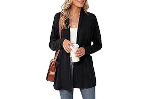 Women's Long Sleeve Open Front Cardigan Clearance Sale