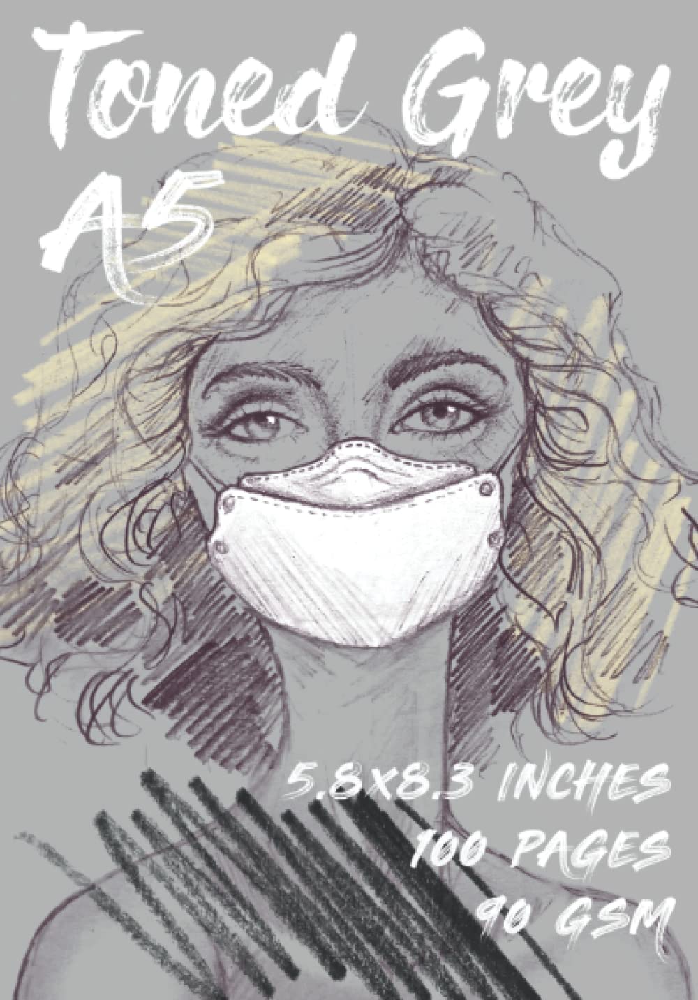 Toned Grey A5: 3 level toned papers from LIGHT TONED grey, MEDIUM TONE grey and FULL TONED grey, 100 pages, 90gsm paper thick, soft bound. Affordable and Functional!