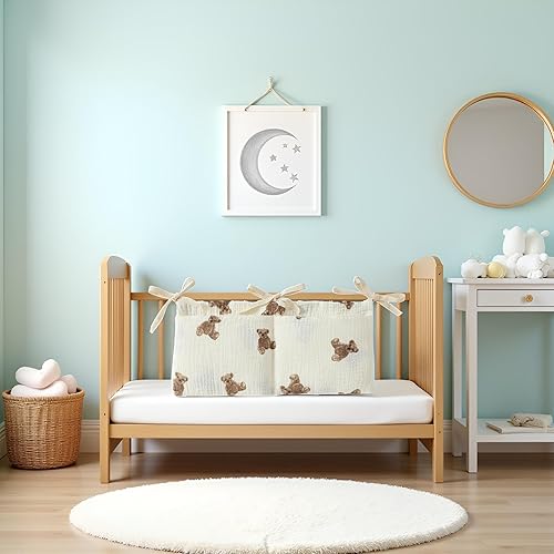 Miniatura 5 de Bolsas colgantes de noche blancas para botella de leche, babero, organizador de cuna, para bebé, dormitorio, litera, bolsa organizadora, organizador