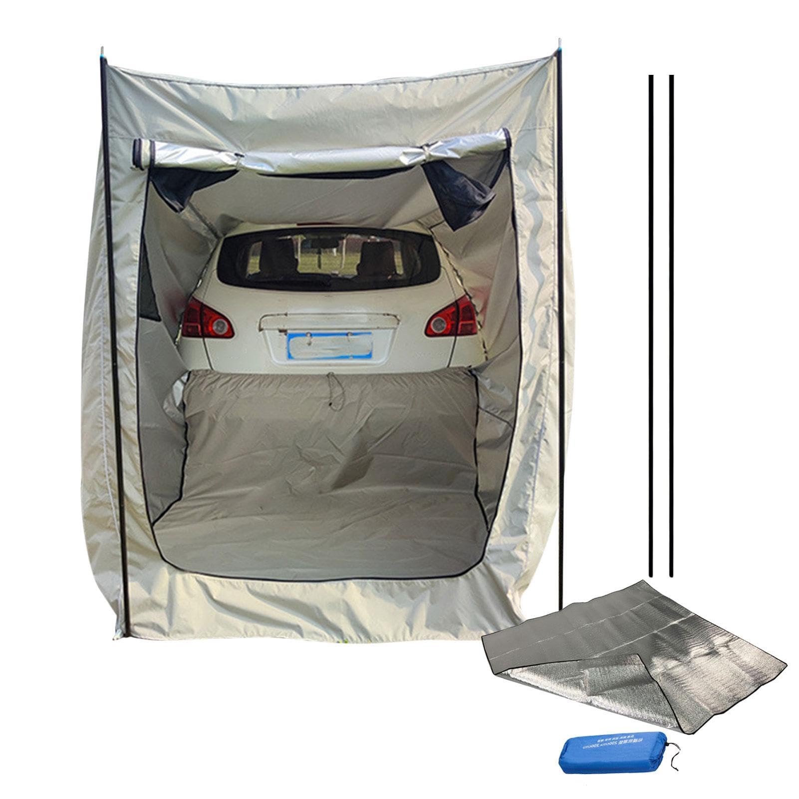 SUV-Zelt | PU-Oxford-Tuch Markise Autozelt für Geländewagen | Wohnwagen-Überdachung Zelt SUV Heckklappe | Wohnwagen-Überdachung SUV-RVing-Zelt für Auto, kleine MPV, Pickup, Limousine, Schrägheck | Überdachung SUV Heckklappe | Wohnwagen-Überdachung SUV-RVi
