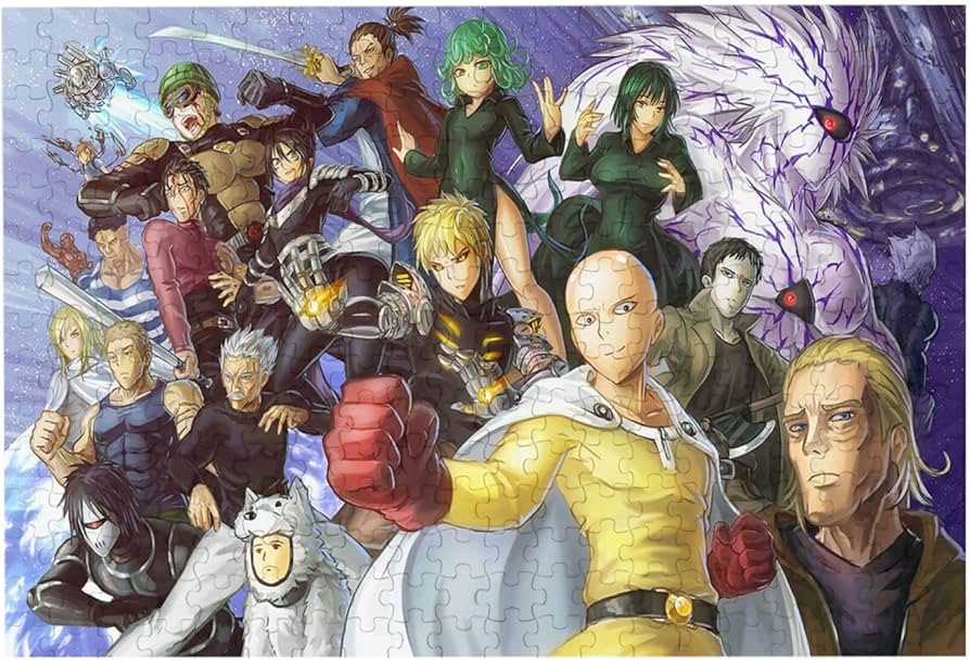 Amazon.co.jp: ワンパンマン 300ピースのジグソーパズル 家族で