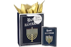 MAYPLUSS 13 Inch Hanukkah Gift Bag
