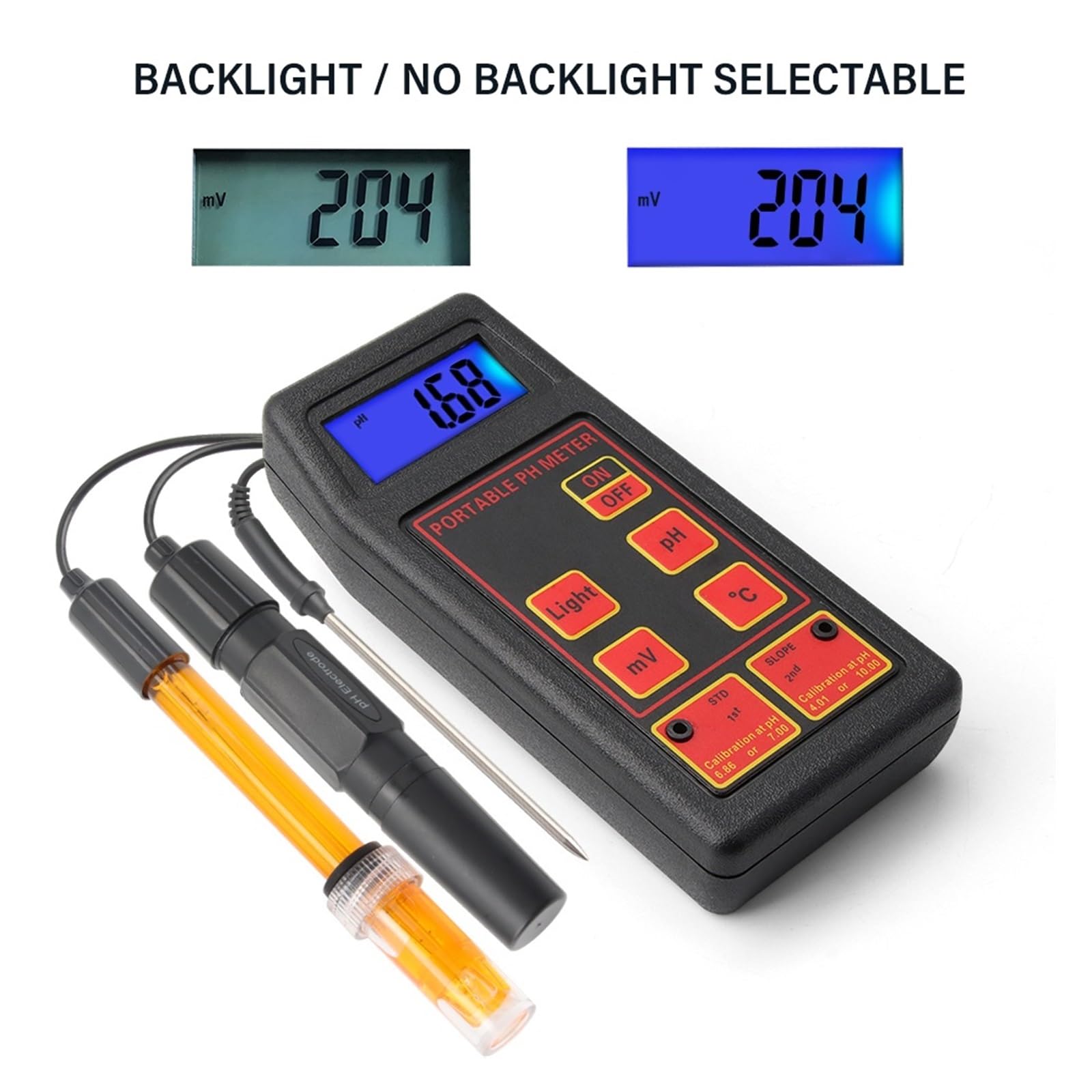 Misuratore di Temperatura PH ORP Ad Alta Precisione Tester MV Portatile Sensore Acquario Piscina Monitor qualità Del'acqua Penna for Acqua Rilevamento Rapido E Preciso