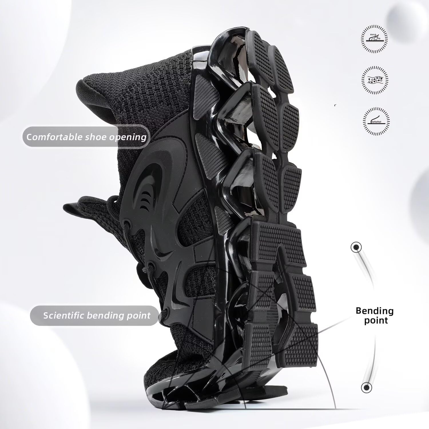 Men's Walking Running Shoes Blade Tennis Casual Fashion Sneakers Comfort Non Slip Sport Athletic Trainer - Image 5