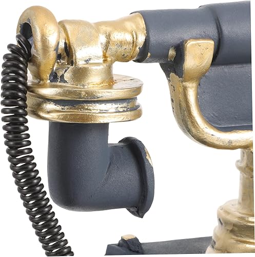 Miniatura 5 de Mini modelo de teléfono de casa retro de resina miniatura adorno de teléfono para niños y niñas, juguete para fiestas