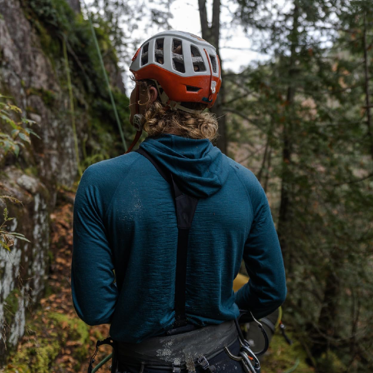 IBEX Merino Wool Men's Indie Hoodie | Half Zip-Up Sweatshirt For Men | Insulated, Breathable & Odor-Reducing Pullover - Image 7