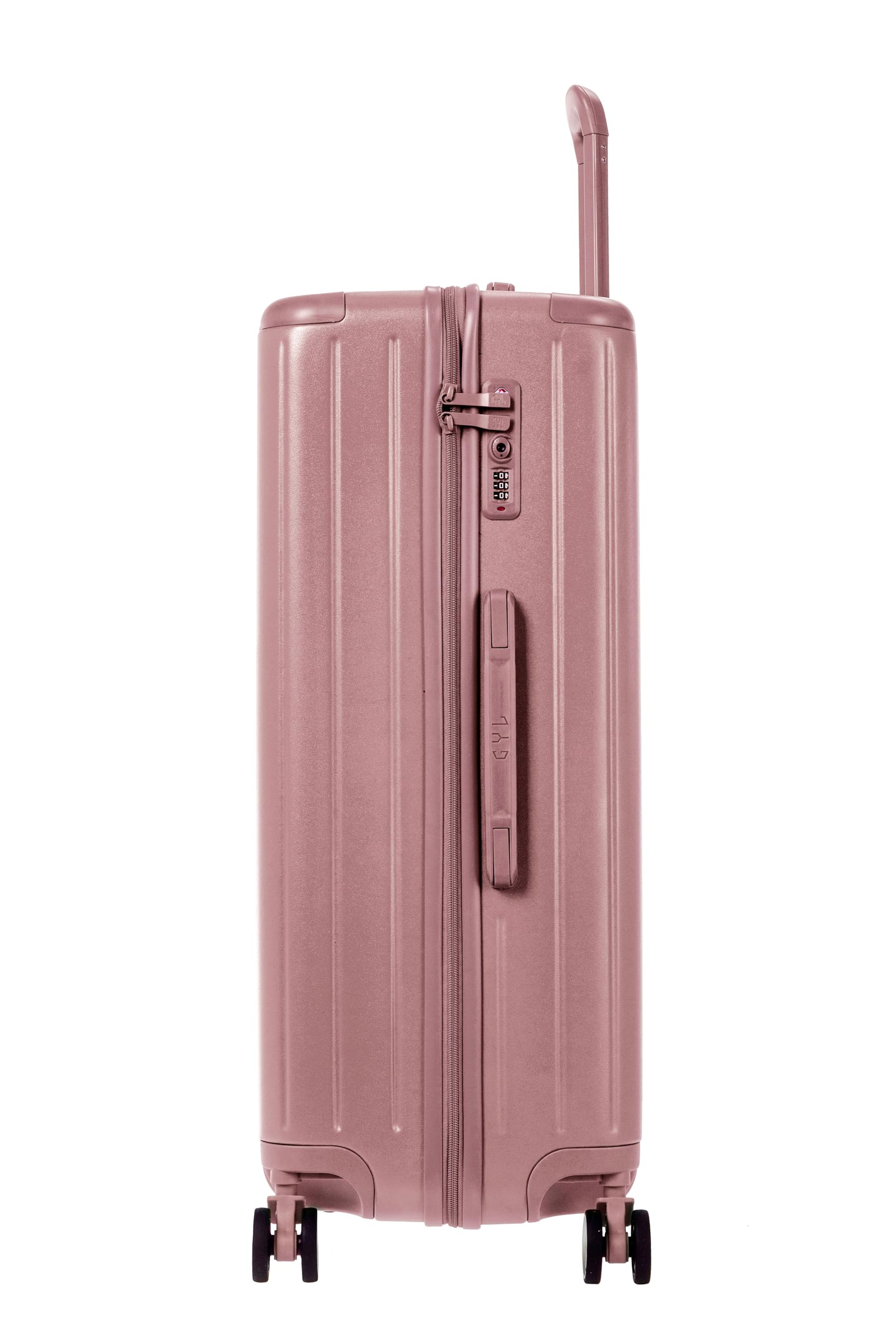 GYL Intemporelle Set de 2 Valises – Cabine + Moyenne Valise Rigide Légère en 100% Polycarbonate avec Serrure TSA, roulettes Pivotantes et Poignée Ergonomique – Rose Gold