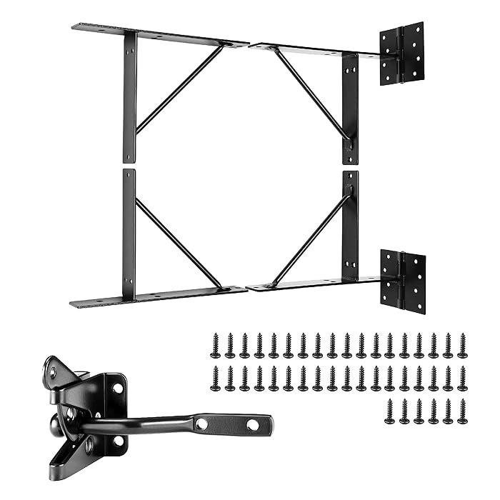 Buy Anti Sag Gate Kit and Gate Latch Gate Corner Bracket with Gate