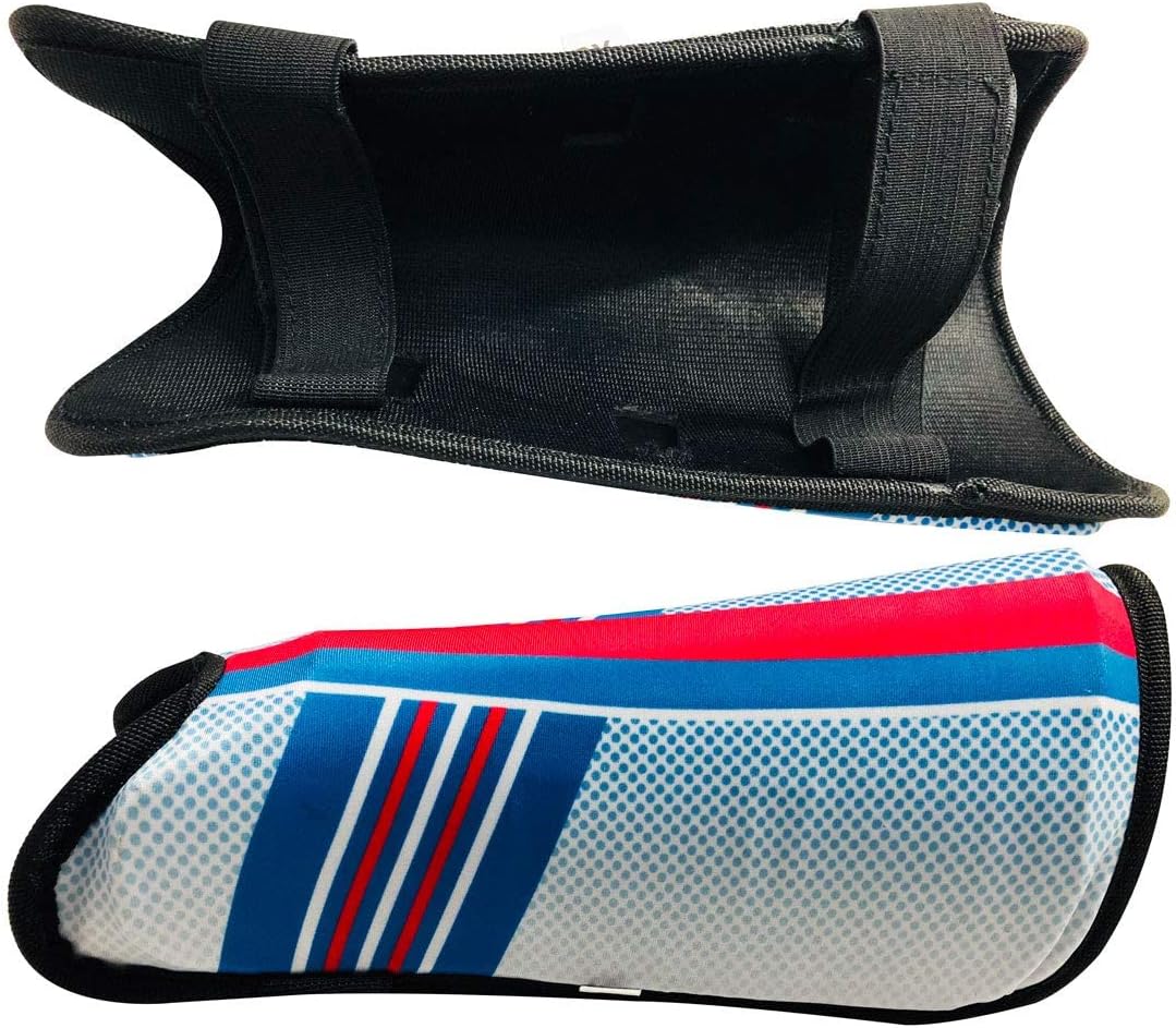 Field Hockey Shin Guards Force Symphony Colors White Blue Teal Blue Sizes Small Medium Large