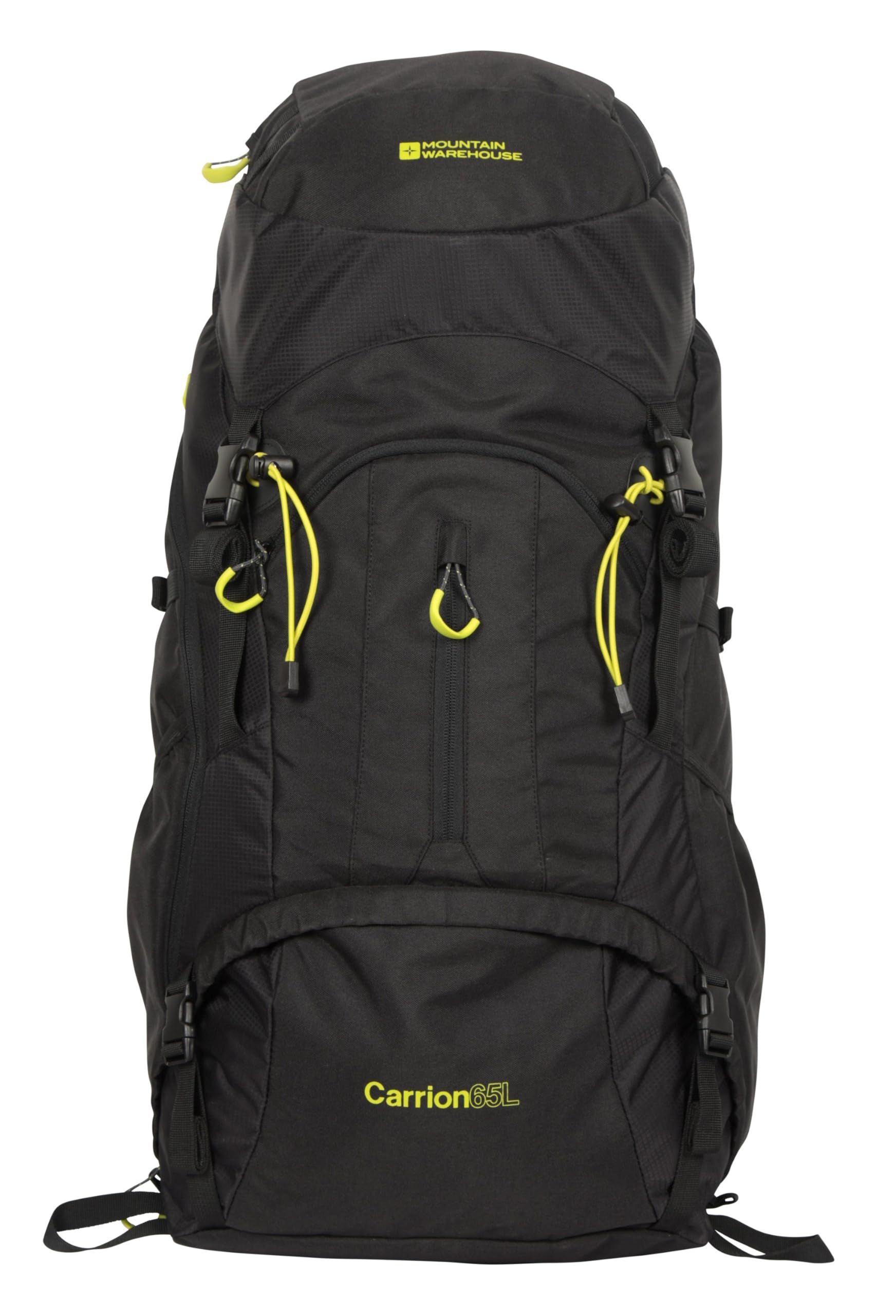 Mountain Warehouse Carrion 65L Rucksack - Padded Back Daypack