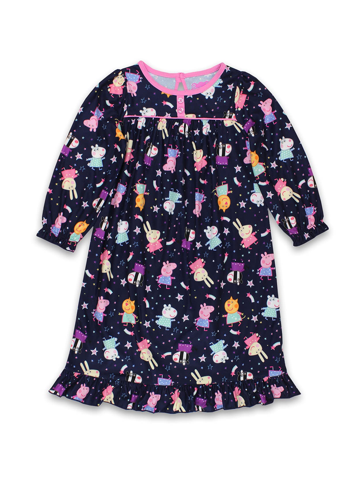 Peppa Pig Camisón de franela para niñas pequeñas - azul - 24 meses
