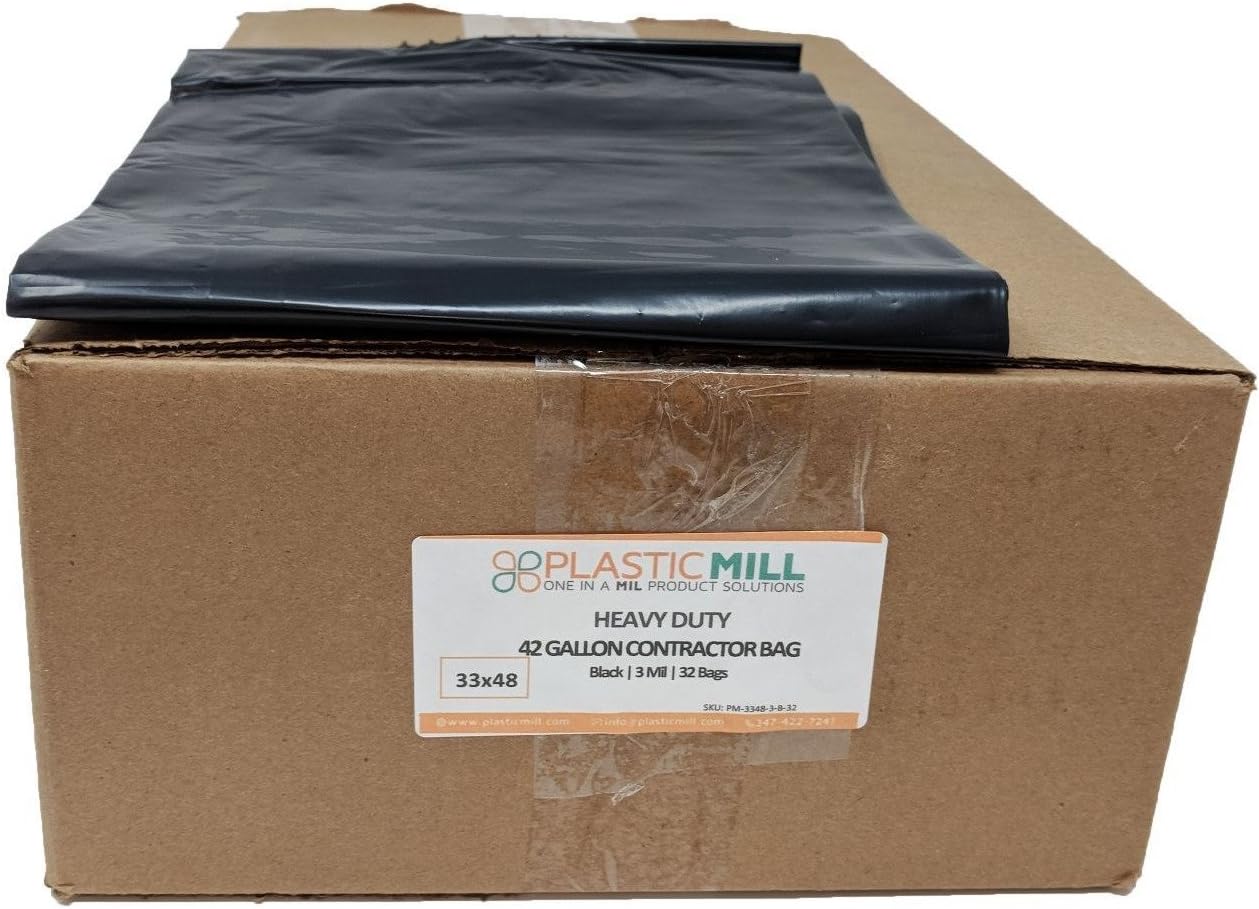 Rough Stuff 42 Gallon 3 Mil Contractor Bags 1 Box 20 Bags