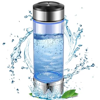 Hydrogen Water Bottle, Portable Hydrogen Water Generator, Hydrogen Rich Water Generator Ionizer Maker, Hydrogen Rich Water Ionizer Machine Suitable for Home, Office, Daily Drinking