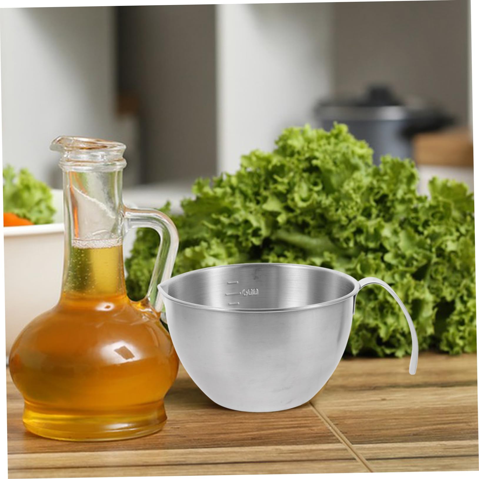 ABOOFAN 3 Piezas Cuenco de acero inoxidable recipientes para preparar comidas tazón para mezclar con asa tazón para mezclar ensalada recipiente para mezclar para hornear ensaladera