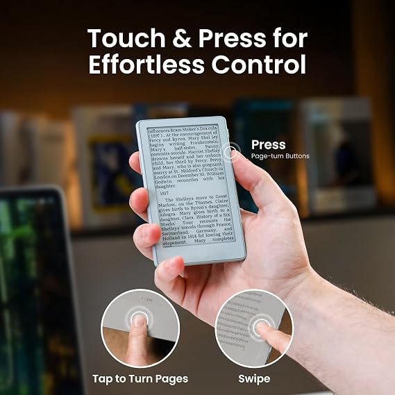 XTEINK X4 Pro 4.3 ebook Reader with Front Light & Touchscreen, Space Black