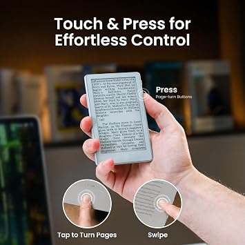 XTEINK X4 Pro 4.3 ebook Reader with Front Light & Touchscreen, Space Black