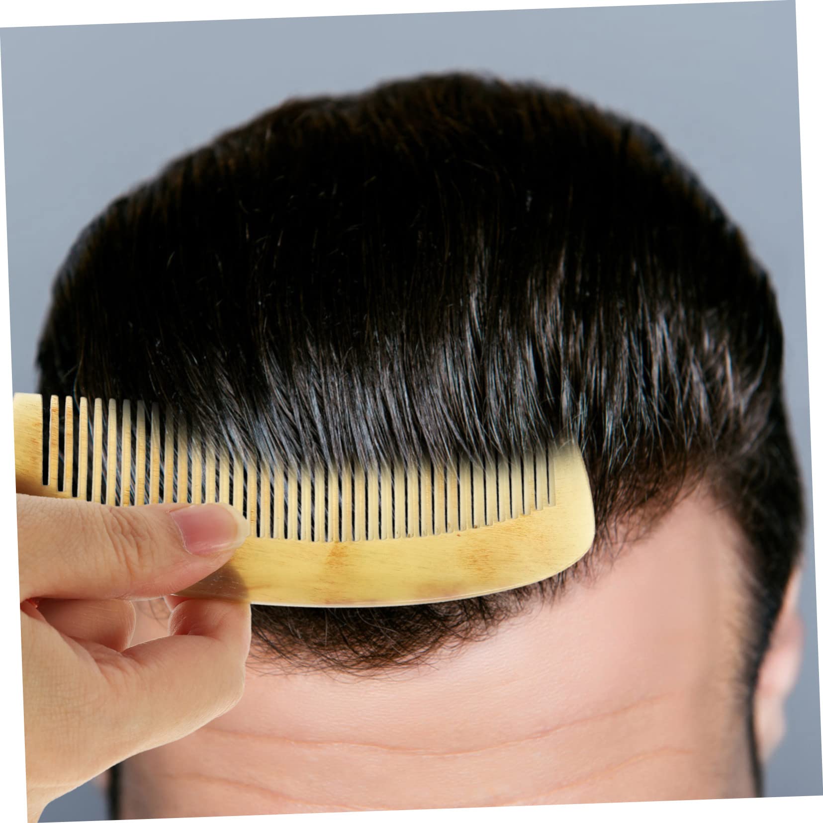 Pettine in Corno di Bue Antistatico per Chioma e Barba | Lavorazione Fine, Effetto Lisciante, Adatto a Chioma Lisci, Ricci e Lunghi, Accessorio per Donna